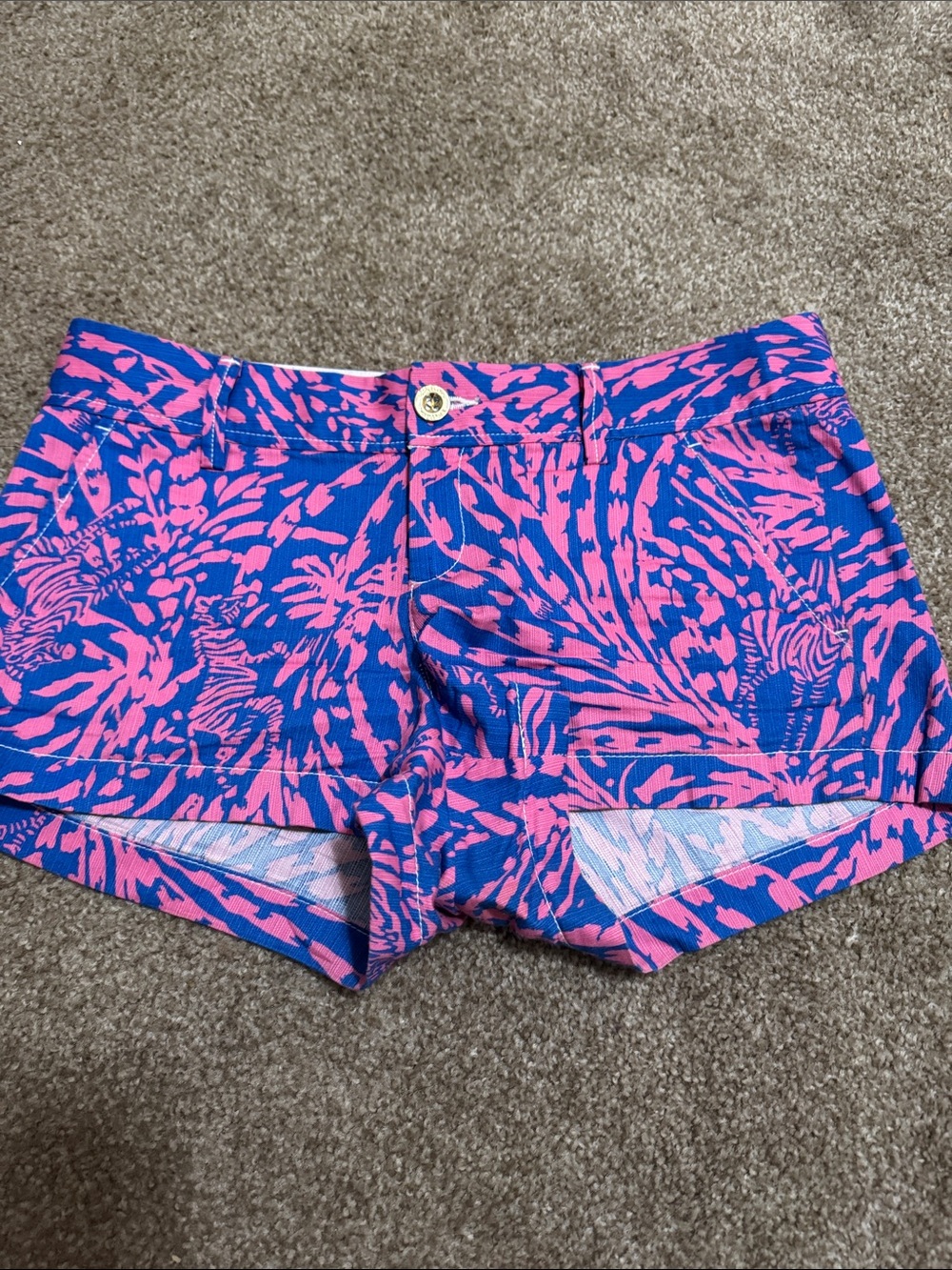 EEUC Lilly Pulitzer Walsh Shorts, size 6